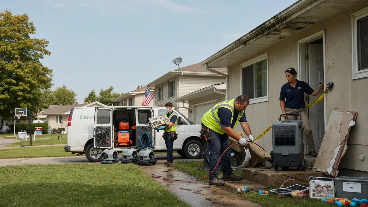 Water Damage Restoration in Carrier Mills, IL near me
